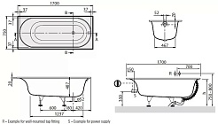 Villeroy & Boch Акриловая ванна "Cetus UBQ170CEU2V-96" star white – фотография-5